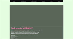 Desktop Screenshot of mkdance.co.uk